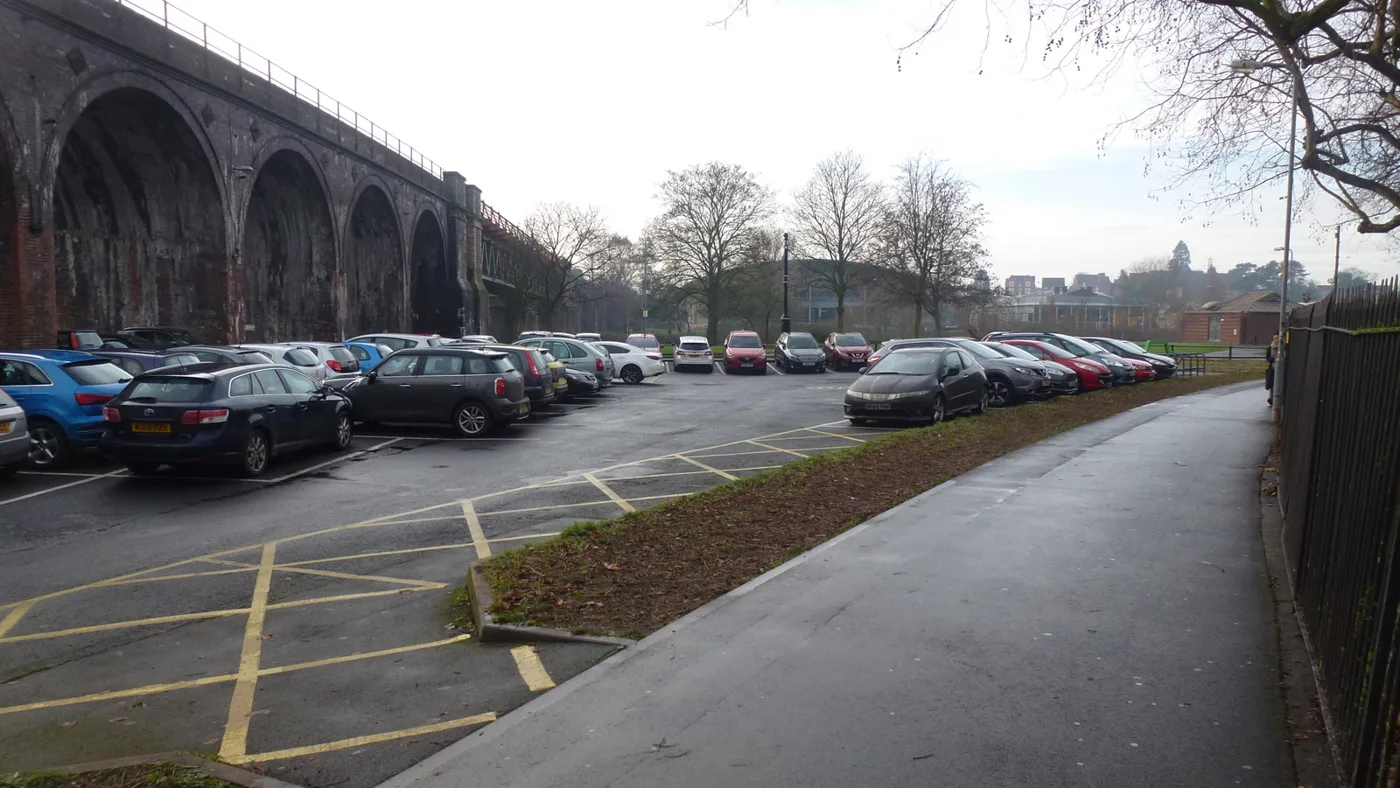 Croft Road car park in Worcester, which closes fully from 10pm on Saturday 12 September for the race start and finish. This is a general view and was not taken on race day