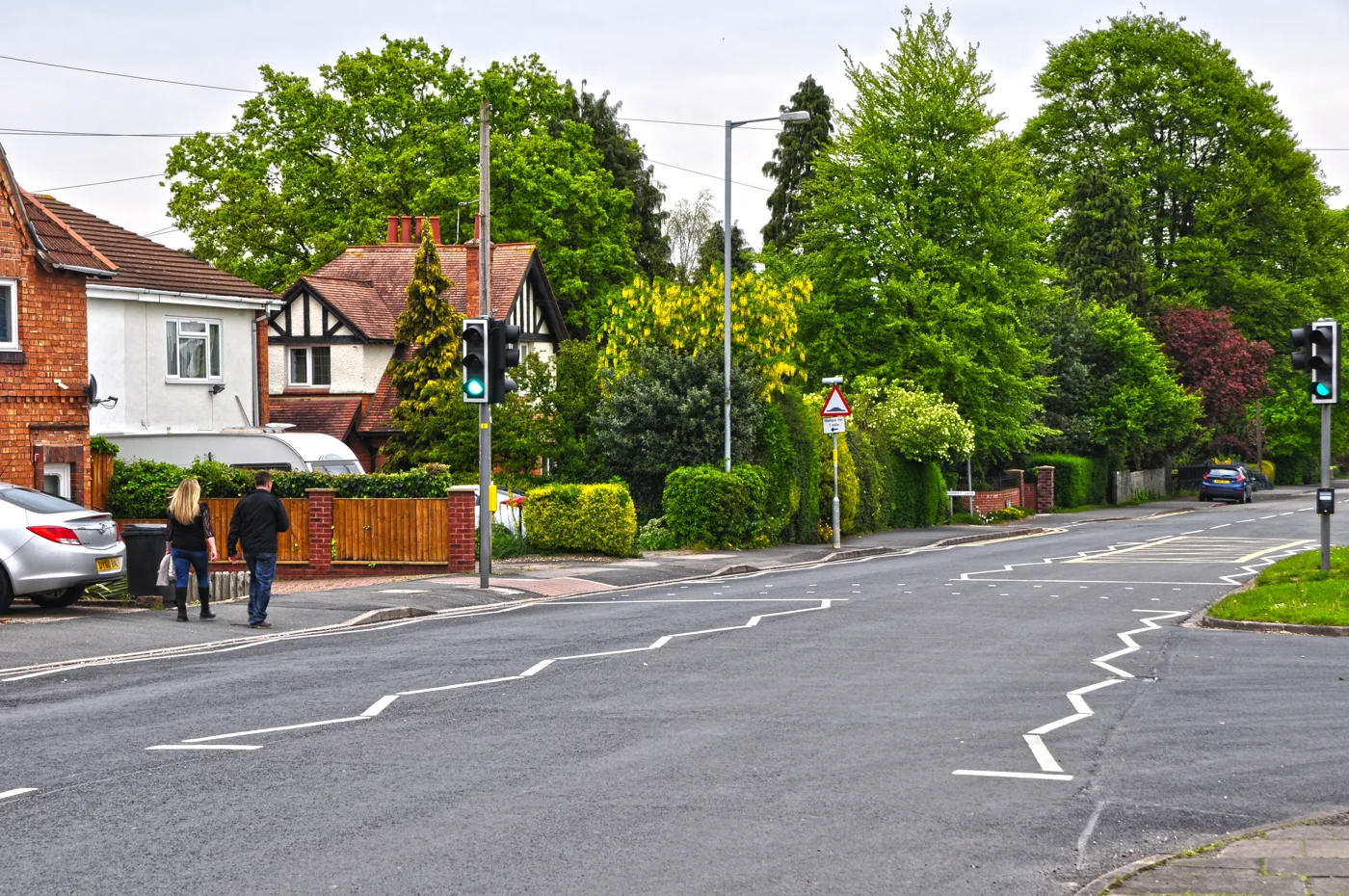 Spetchley Road in Worcester, the residential street the sixth form college fronts on to. This is a general view and does not show the college or the approved extension